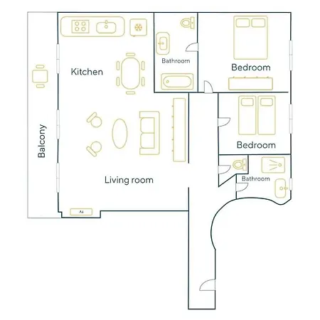 Apartment Parisian 2 Bedrooms Montorgueil 090 *